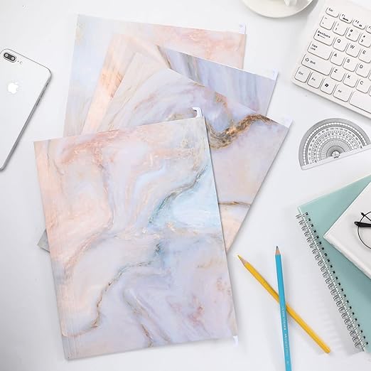 Marble Pattern Notebook Large (4Pc)