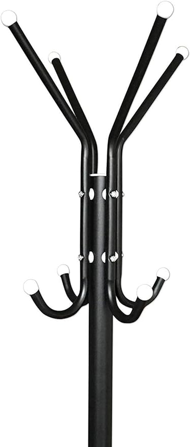 12 Hook Coat Racks Stand Black | Coat hanger stand