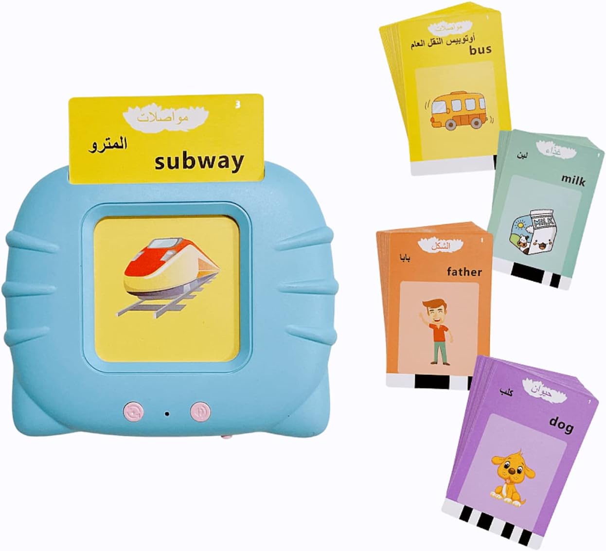 Flash Cards Learning Toys & Drawing LCD Tablet