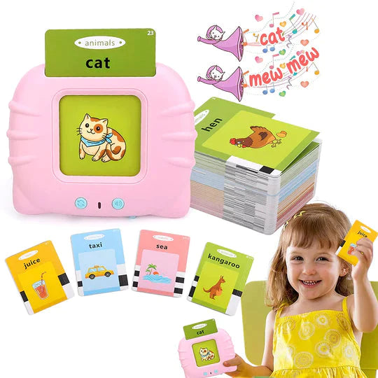 Flash Cards Learning Toys & Drawing LCD Tablet