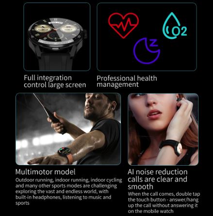 2 In 1 HI-FI Wireless Earphones | Men Smart Watch | Wireless Earphones